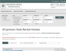 Tablet Screenshot of jackson-hole-rental-homes.com